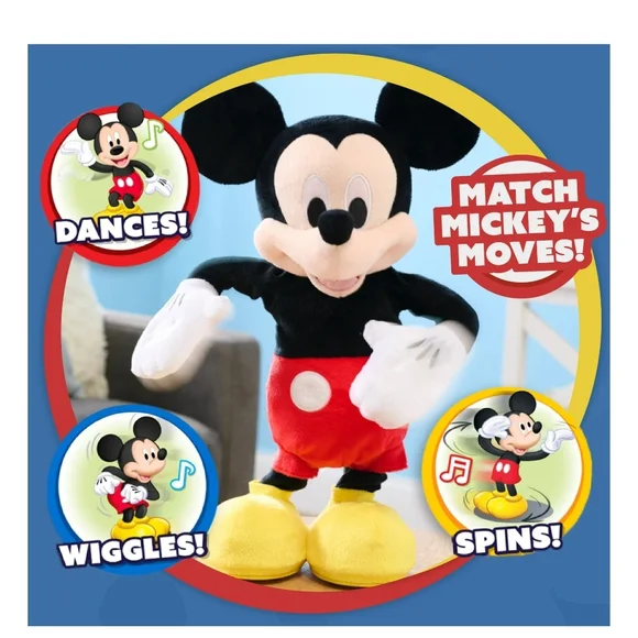 Disney Mickey Mouse Singing Plush Toy - Red, Black, Yellow - Picture 6 of 9